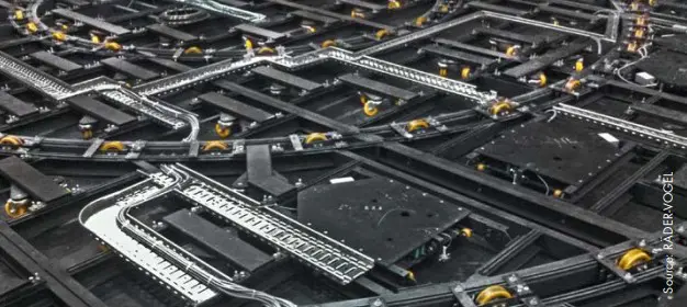 ruedas para plataforma giratoria