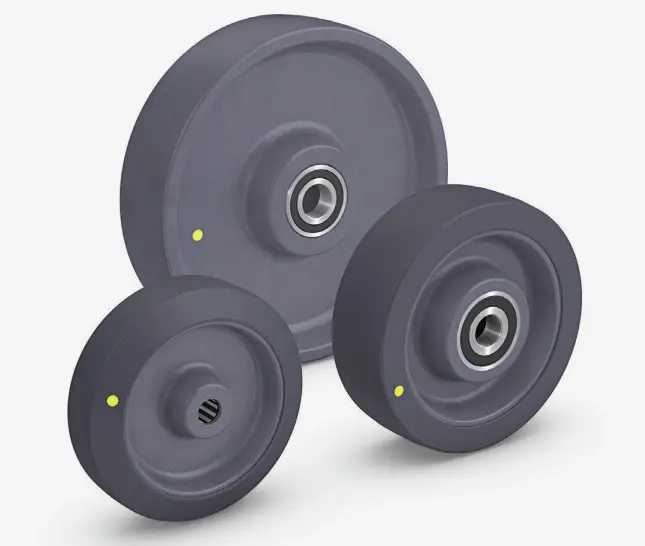 ruedas electroconductivas