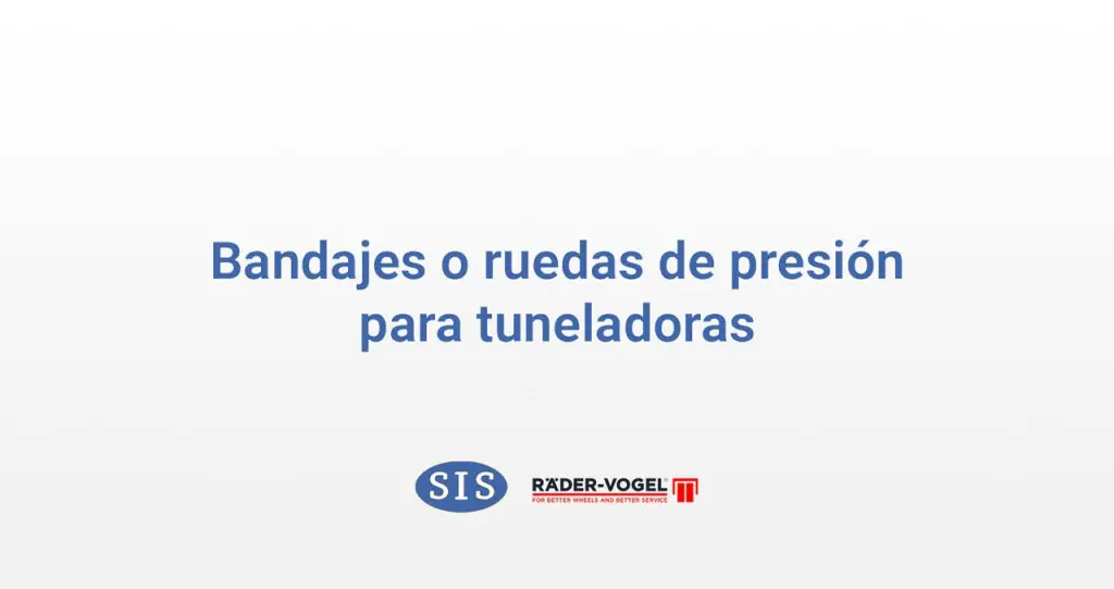 bandajes para tuneladoras